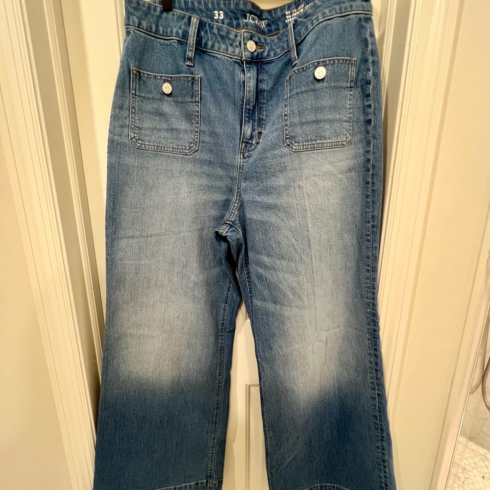 J. Crew Women's Flare Jeans in Classic Blue
